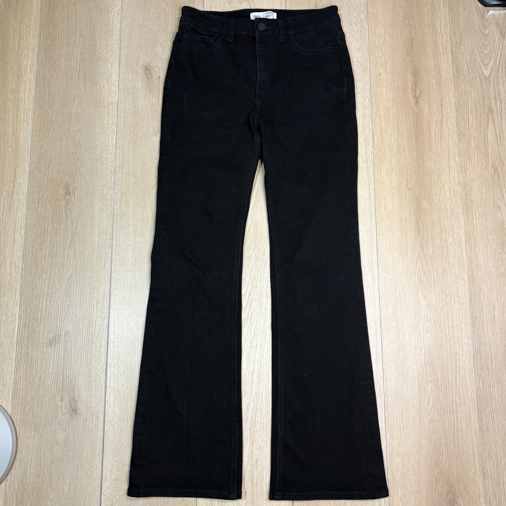 BKE Parker Flared Bootcut Jeans Black Universal Fit‎ 25x31.5 Stretch Denim